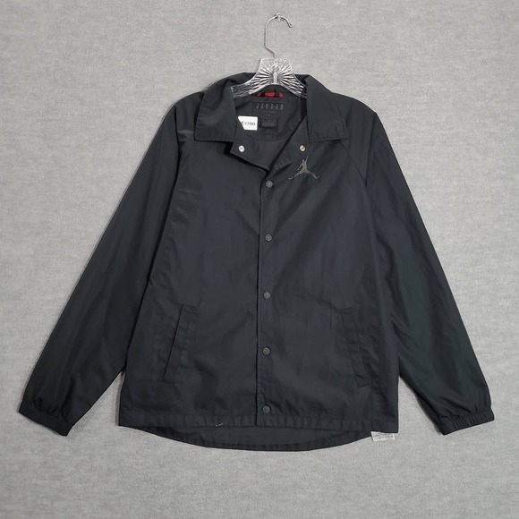 Nike Other - Nike Boys Jacket‎ XL Black Air Jordan Coaches Basketball Logo Long Sleeve